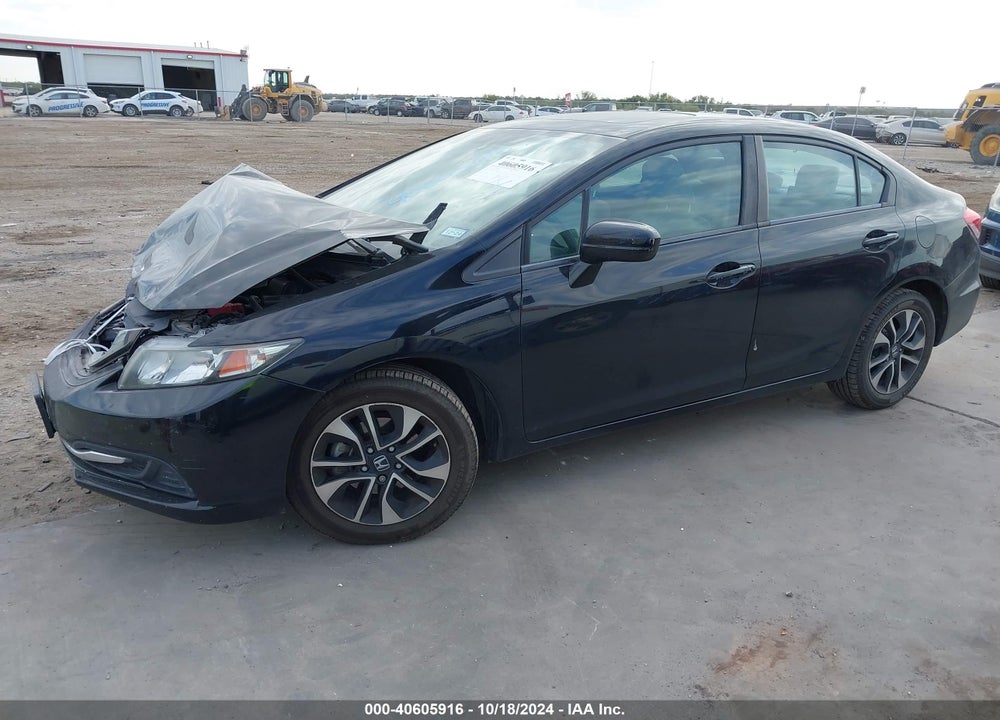 2014 HONDA CIVIC EX VIN: 19XFB2F89EE264572