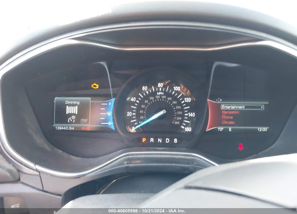2015 FORD FUSION TITANIUM VIN: 3FA6P0K98FR204061