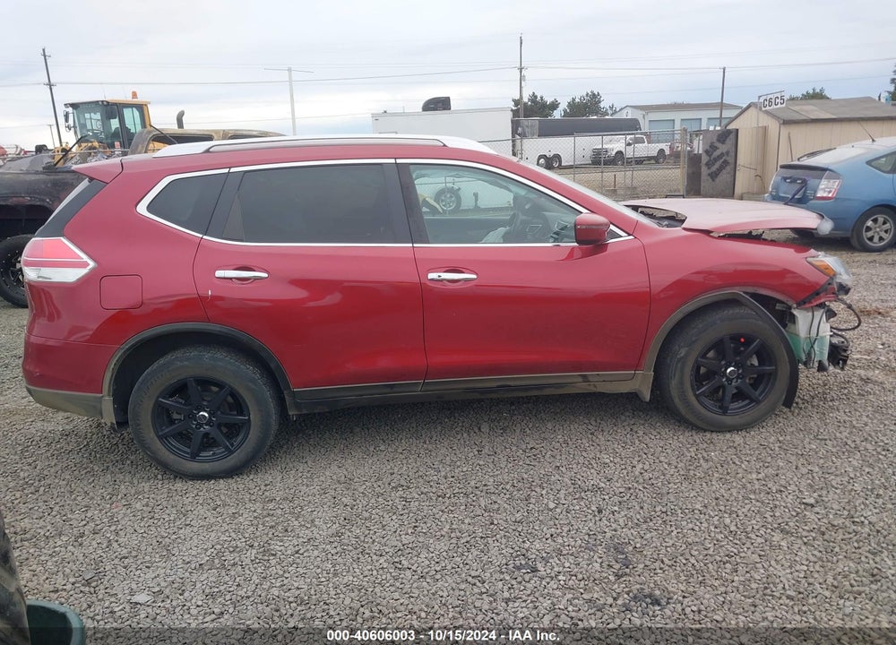 2016 NISSAN ROGUE SV VIN: KNMAT2MV9GP674565