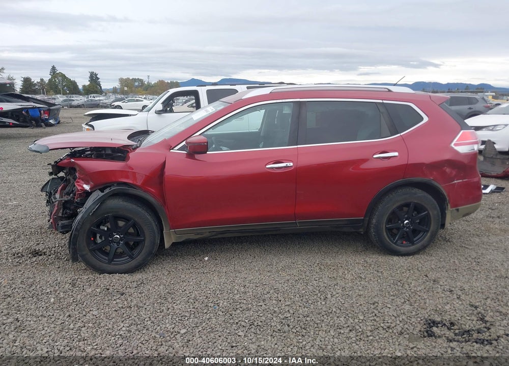 2016 NISSAN ROGUE SV VIN: KNMAT2MV9GP674565