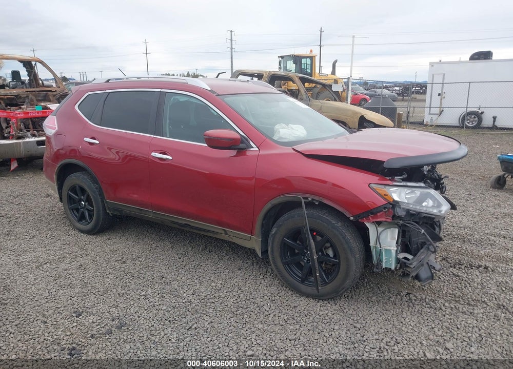 2016 NISSAN ROGUE SV VIN: KNMAT2MV9GP674565