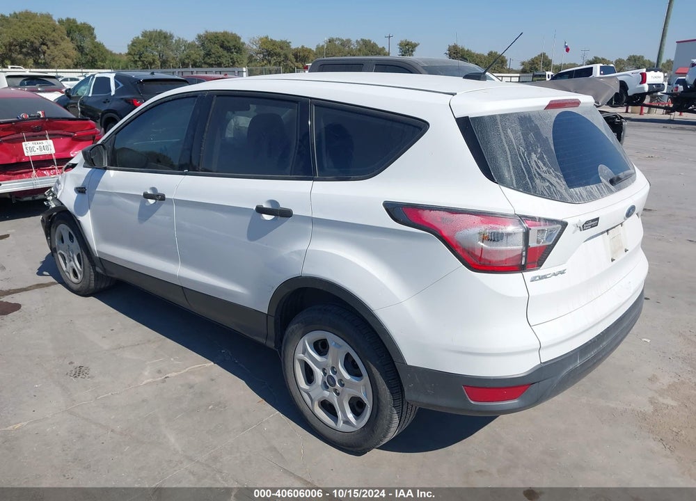 2017 FORD ESCAPE S VIN: 1FMCU0F72HUA49755