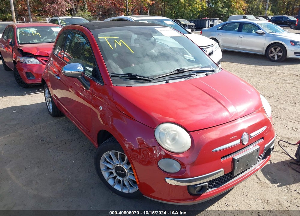 2012 FIAT 500C LOUNGE VIN: 3C3CFFER4CT164837