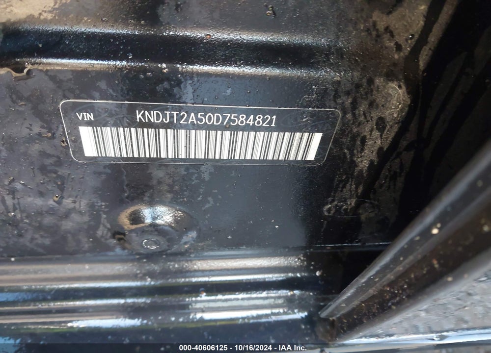 2013 KIA SOUL VIN: KNDJT2A50D7584821