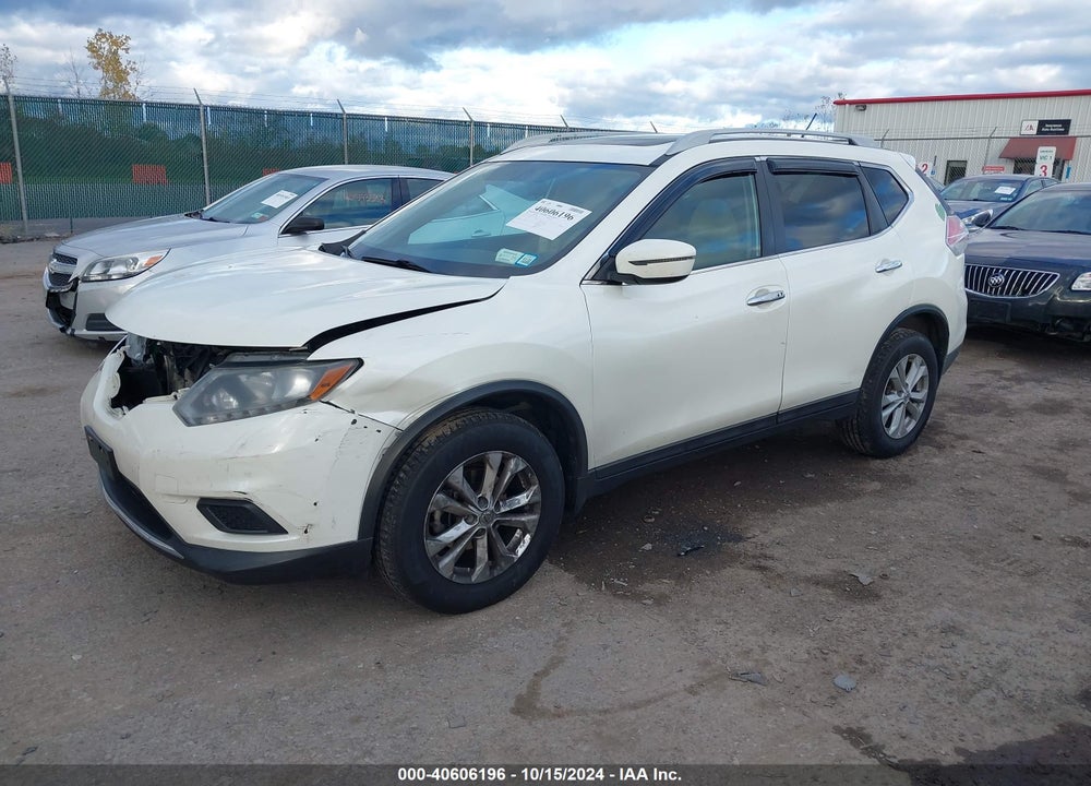 2016 NISSAN ROGUE SV VIN: 5N1AT2MV6GC877304