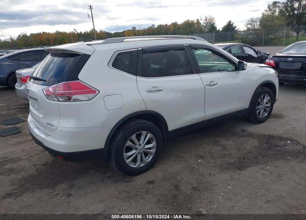 2016 NISSAN ROGUE SV VIN: 5N1AT2MV6GC877304