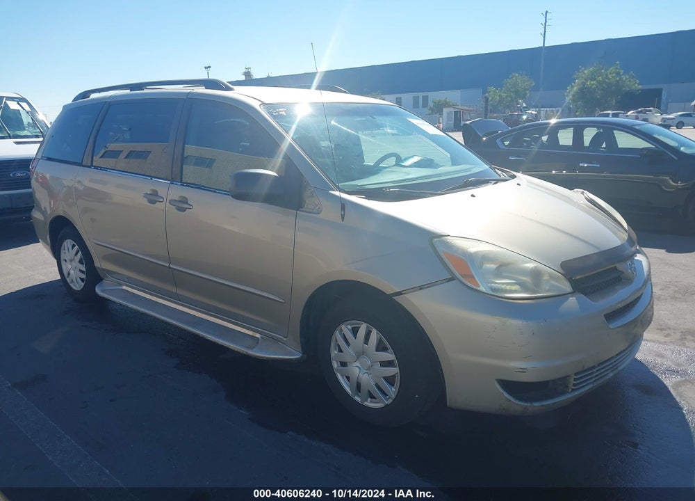 2005 TOYOTA SIENNA LE VIN: 5TDZA23C35S270852