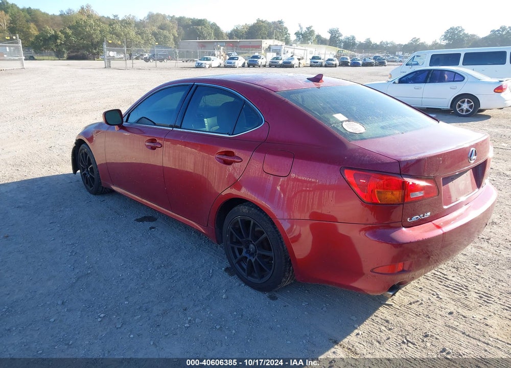 2008 LEXUS IS 250 VIN: JTHCK262485027534