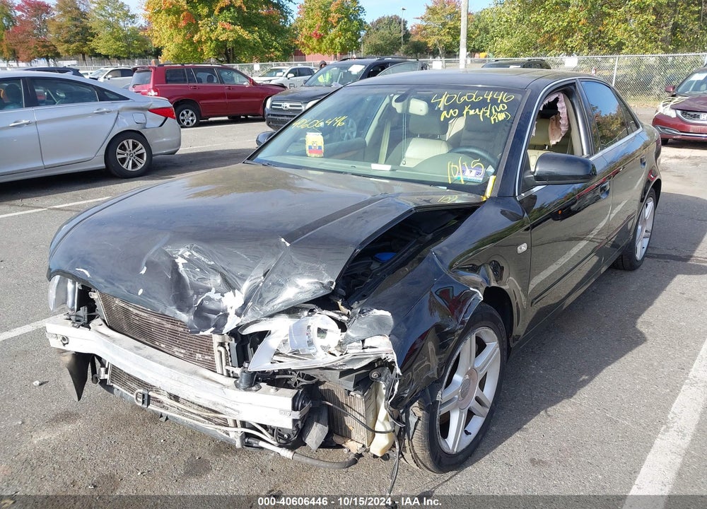 2006 AUDI A4 2.0T VIN: WAUDF78E46A039411