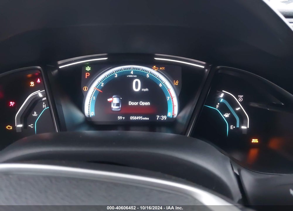 2021 HONDA CIVIC EX VIN: 19XFC1F35ME204217