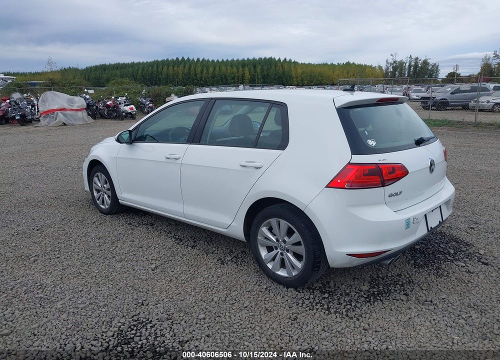 2015 VOLKSWAGEN GOLF TDI S 4-DOOR VIN: 3VW2A7AU4FM051780