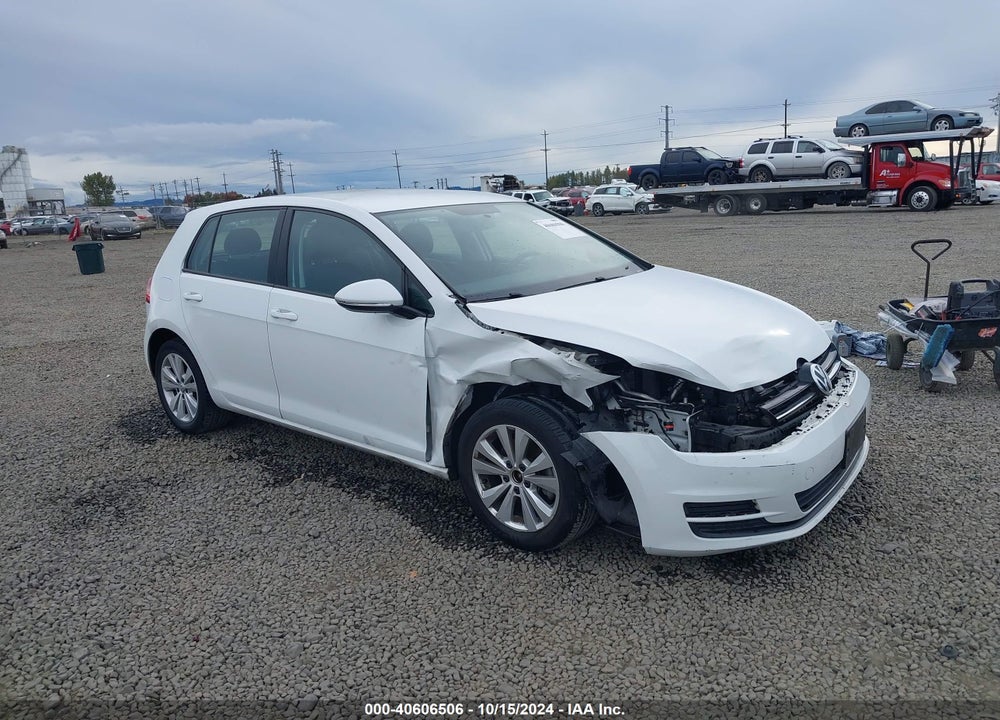 2015 VOLKSWAGEN GOLF TDI S 4-DOOR VIN: 3VW2A7AU4FM051780