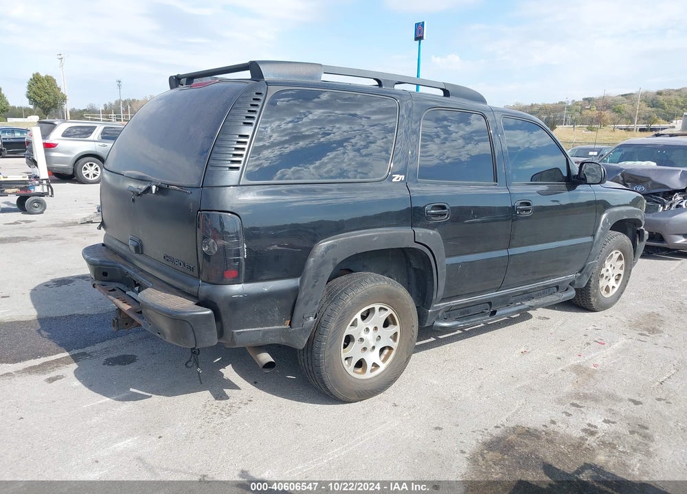 2003 CHEVROLET TAHOE Z71 VIN: 1GNEK13Z93R216792