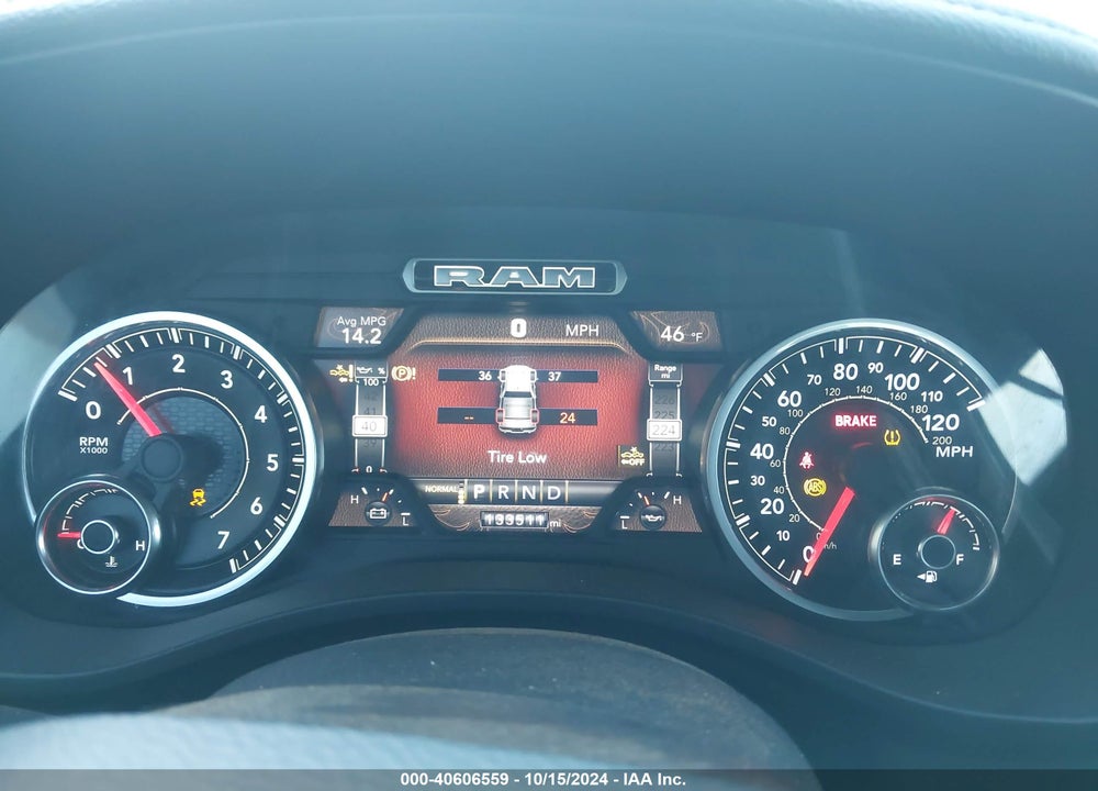 2019 RAM 1500 VIN: 1C6RREJT7KN616021