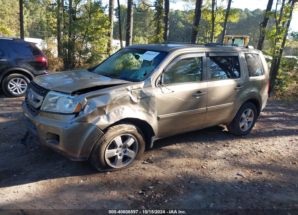 2010 HONDA PILOT EX-L VIN: 5FNYF4H5XAB031297
