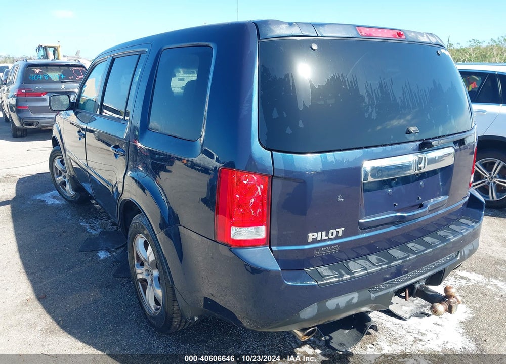 2012 HONDA PILOT EX-L VIN: 5FNYF3H58CB027486
