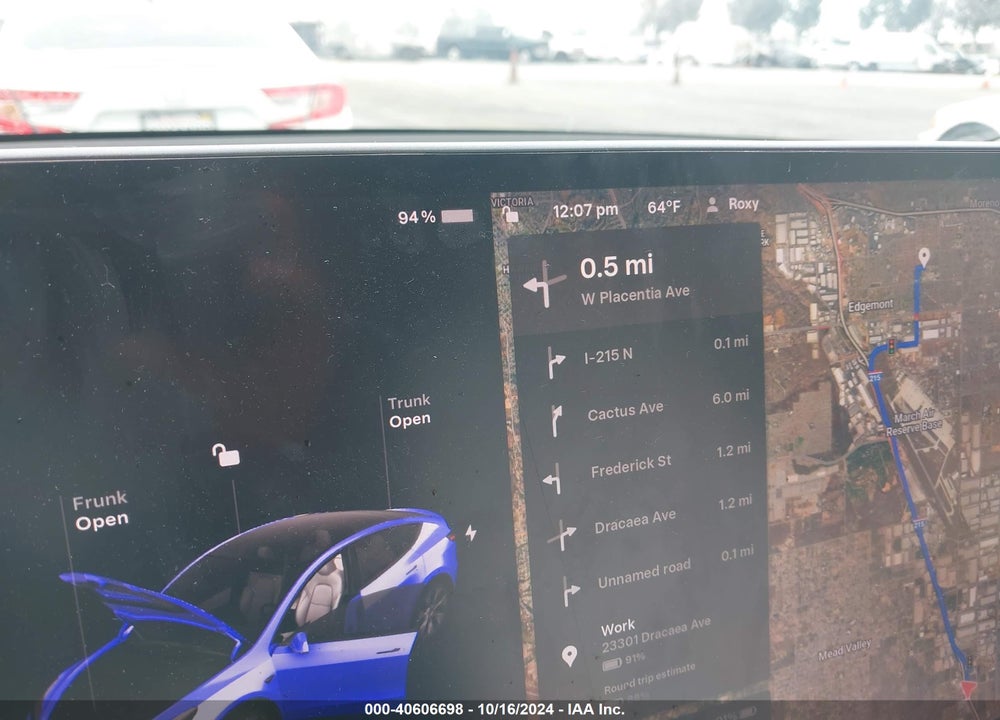 2021 TESLA MODEL Y LONG RANGE DUAL MOTOR ALL-WHEEL DRIVE VIN: 5YJYGAEE3MF275670