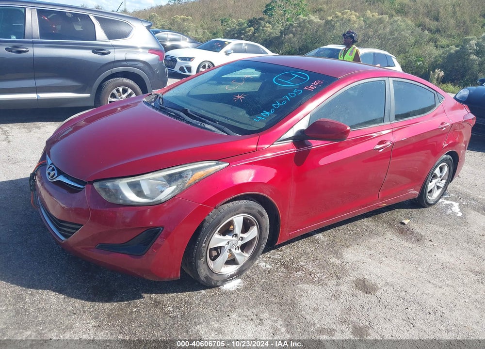 2014 HYUNDAI ELANTRA SE VIN: 5NPDH4AE7EH467955