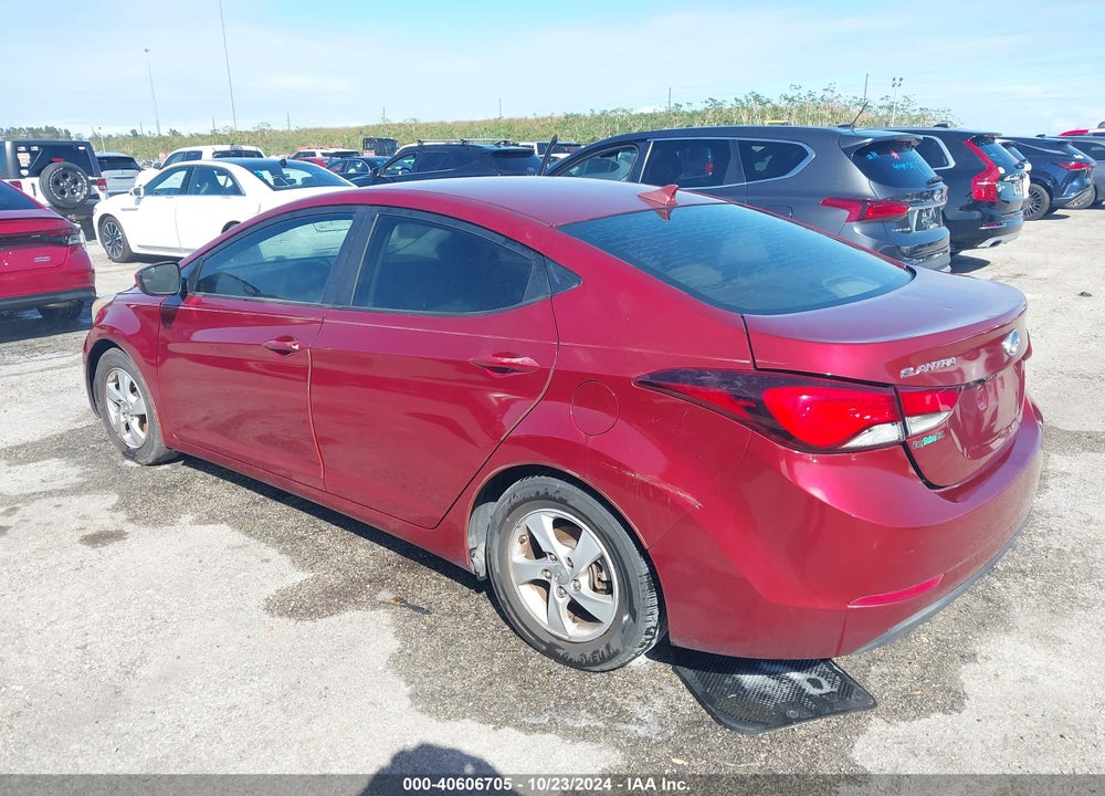 2014 HYUNDAI ELANTRA SE VIN: 5NPDH4AE7EH467955