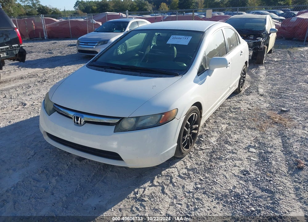 2008 HONDA CIVIC LX VIN: 1HGFA16598L056997