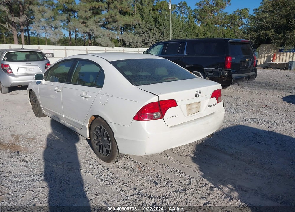 2008 HONDA CIVIC LX VIN: 1HGFA16598L056997