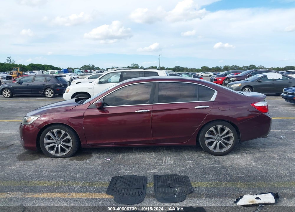 2014 HONDA ACCORD SPORT VIN: 1HGCR2F50EA203071