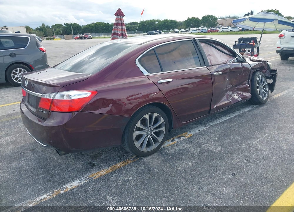 2014 HONDA ACCORD SPORT VIN: 1HGCR2F50EA203071