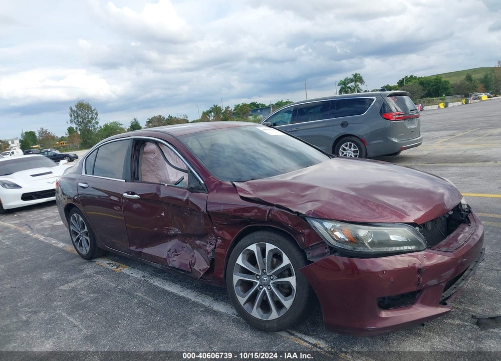2014 HONDA ACCORD SPORT VIN: 1HGCR2F50EA203071