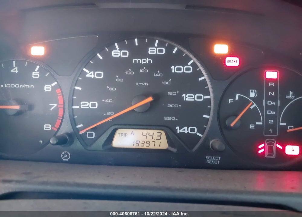 2001 HONDA ODYSSEY EX VIN: 2HKRL18621H538975