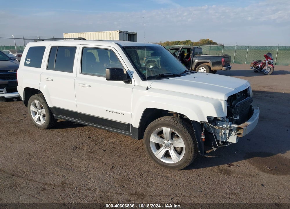 2012 JEEP PATRIOT LATITUDE VIN: 1C4NJRFB3CD630110