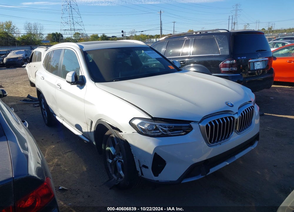 2022 BMW X3 XDRIVE30I VIN: 5UX53DP04N9N40222