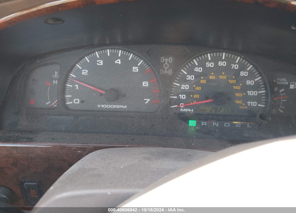 2000 TOYOTA 4RUNNER LIMITED V6 VIN: JT3HN87R1Y9039103