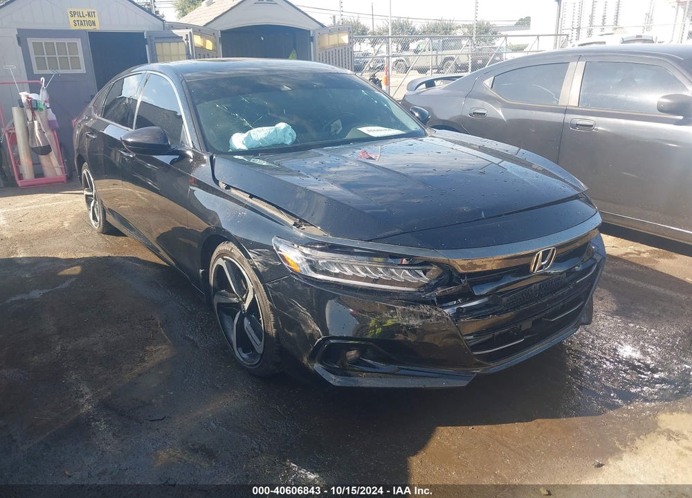 2021 HONDA ACCORD SPORT VIN: 1HGCV1F38MA004255