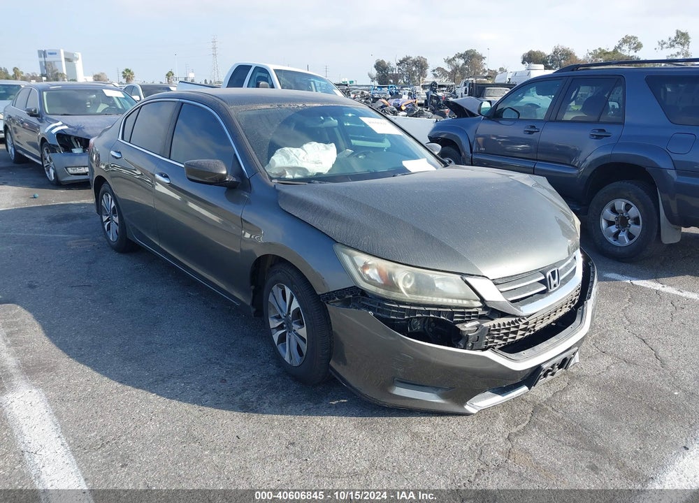 2013 HONDA ACCORD LX VIN: 1HGCR2F39DA143630