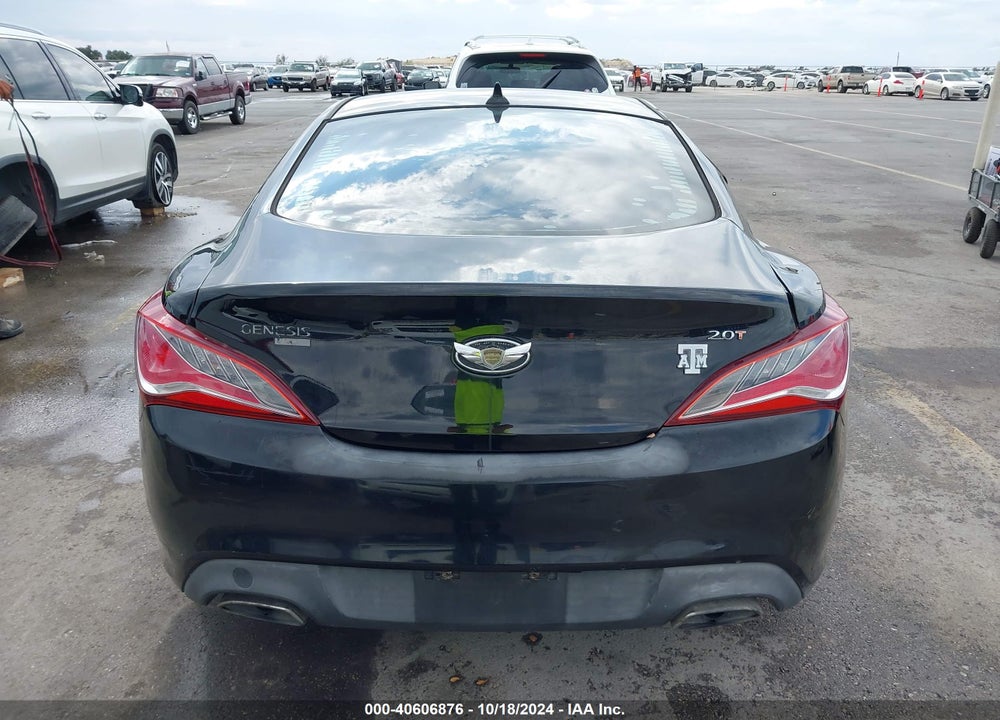 2013 HYUNDAI GENESIS 2.0T VIN: KMHHT6KD7DU091825