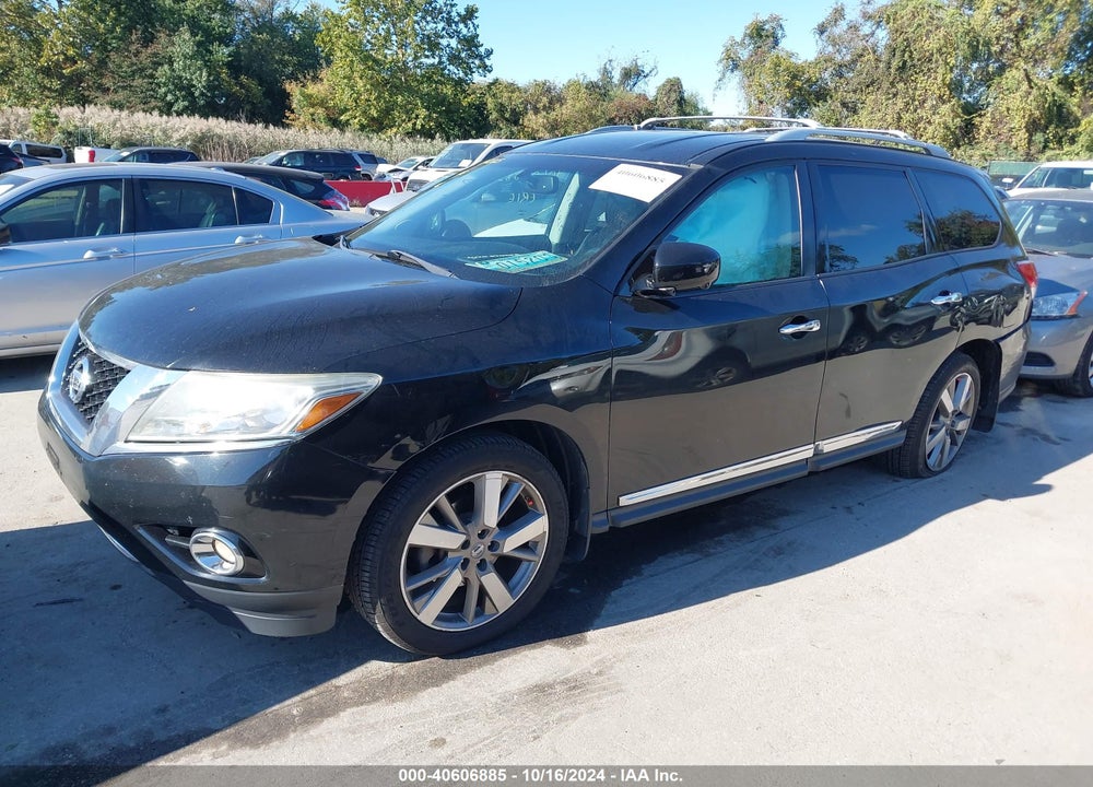 2013 NISSAN PATHFINDER PLATINUM VIN: 5N1AR2MN3DC666622
