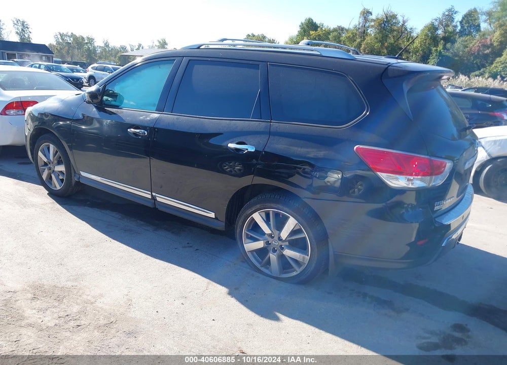 2013 NISSAN PATHFINDER PLATINUM VIN: 5N1AR2MN3DC666622