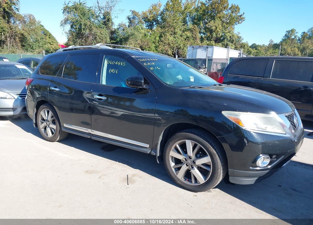 2013 NISSAN PATHFINDER PLATINUM VIN: 5N1AR2MN3DC666622