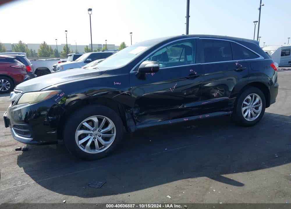 2016 ACURA RDX WATCH PLUS PKG VIN: 5J8TB3H31GL006133