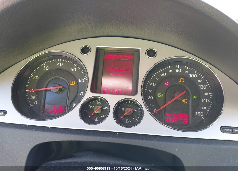 2009 VOLKSWAGEN PASSAT KOMFORT VIN: WVWJK73C39E018375