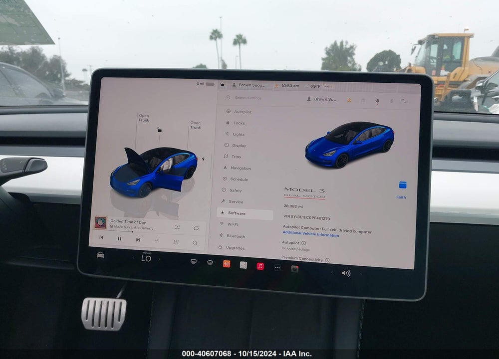 2023 TESLA MODEL 3 PERFORMANCE DUAL MOTOR ALL-WHEEL DRIVE VIN: 5YJ3E1EC0PF461279