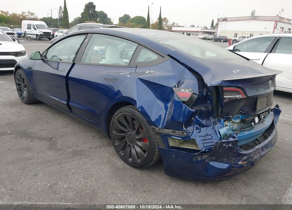 2023 TESLA MODEL 3 PERFORMANCE DUAL MOTOR ALL-WHEEL DRIVE VIN: 5YJ3E1EC0PF461279