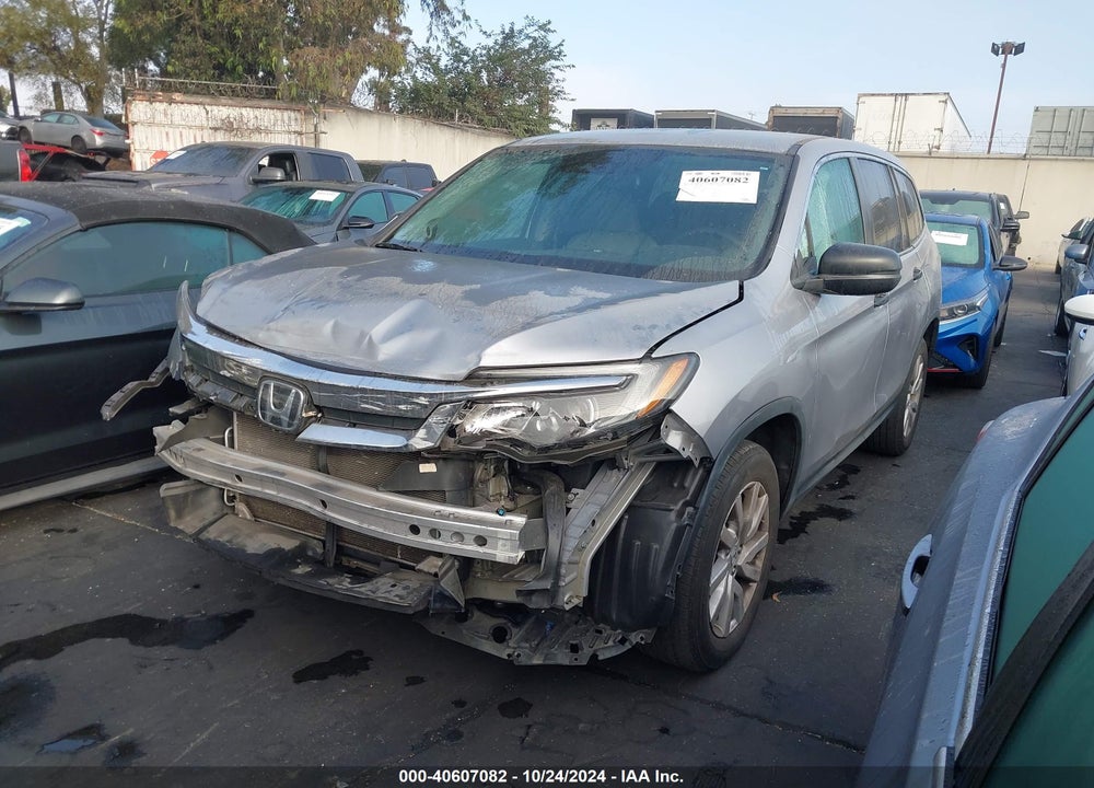 2019 HONDA PILOT LX VIN: 5FNYF5H18KB005947
