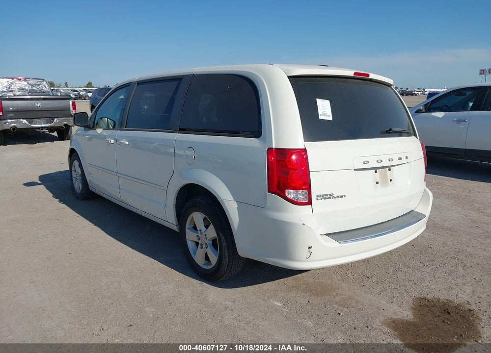 2013 DODGE GRAND CARAVAN SE VIN: 2C4RDGBG4DR733565