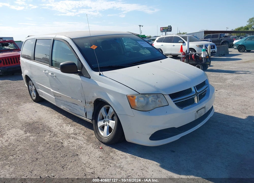 2013 DODGE GRAND CARAVAN SE VIN: 2C4RDGBG4DR733565