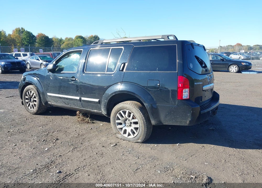 2011 NISSAN PATHFINDER LE VIN: 5N1AR1NB6BC603526