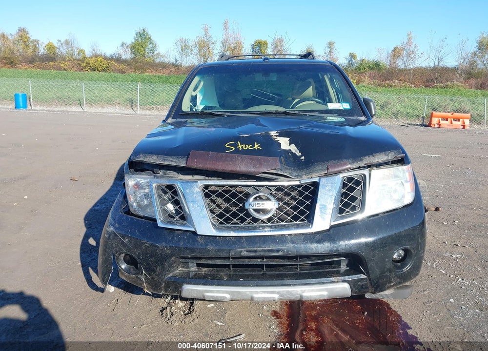 2011 NISSAN PATHFINDER LE VIN: 5N1AR1NB6BC603526