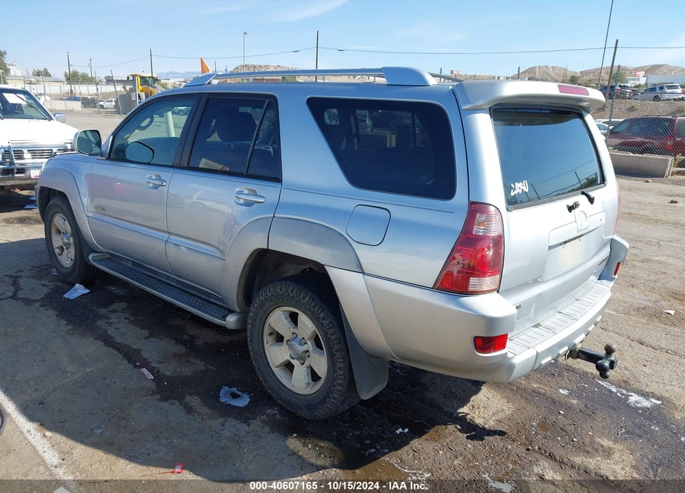 2003 TOYOTA 4RUNNER LIMITED V6 VIN: JTEZU17R030013028