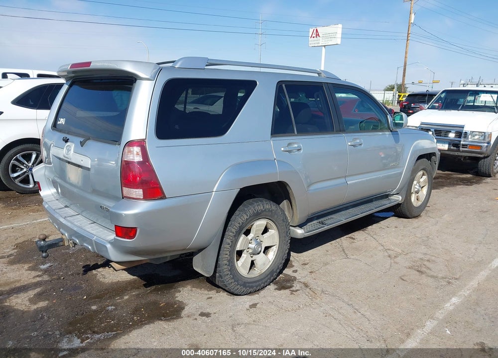 2003 TOYOTA 4RUNNER LIMITED V6 VIN: JTEZU17R030013028