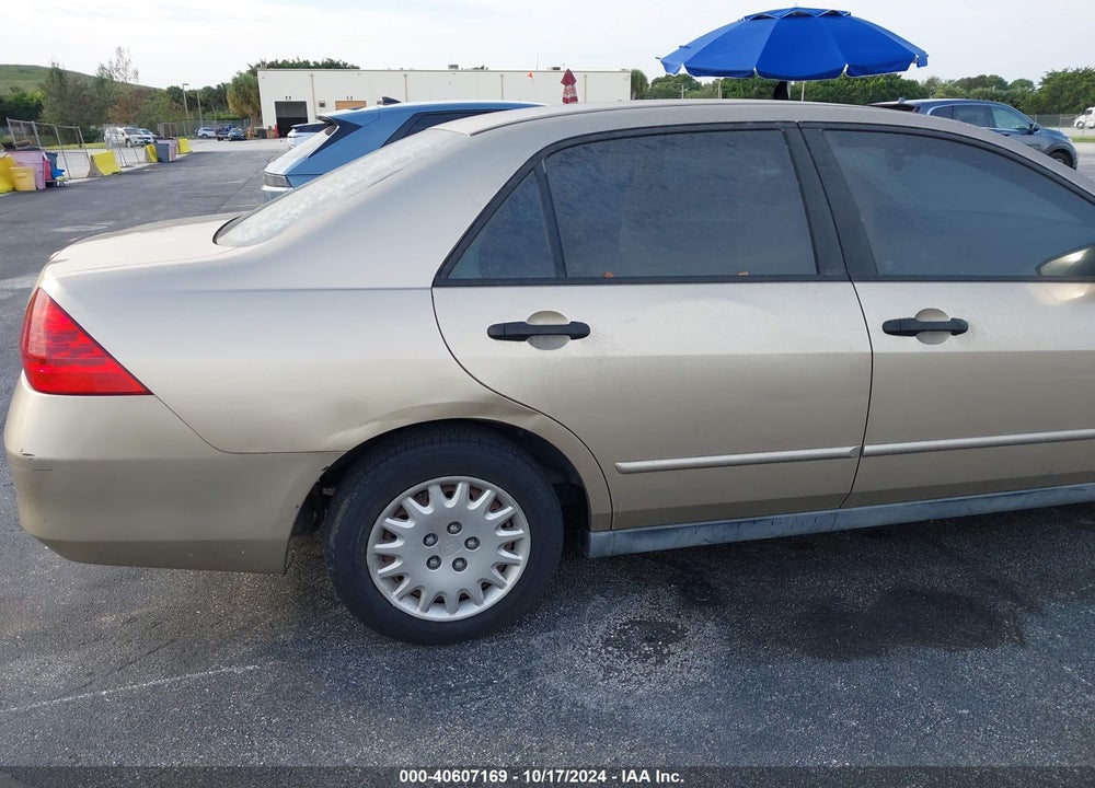 2007 HONDA ACCORD VIN: 1HGCM56167A186132
